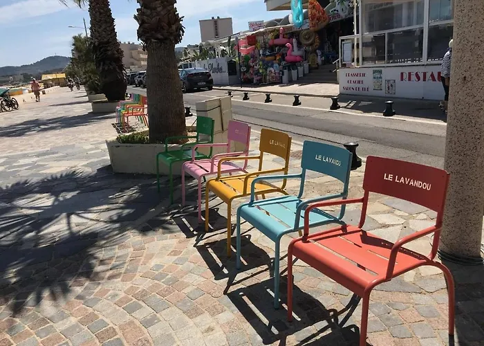 T3 Climat, Terrasse Vue - Centre Lavandou - Fr-1-308-122 *